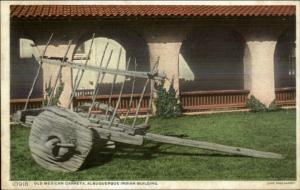 Albuquerque NM Mexican Carrewta Fred Harvey Detroit Publishing Postcard