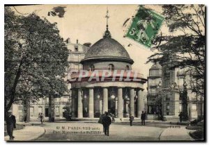 Old Postcard Paris VIII stop Parc Monceau