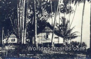 Real Photo Malay House Malaysia Writing On Back 