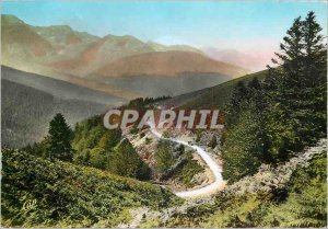 'Postcard Modern Bigorre Bagnere surroundings of Col d''Aspin Road has Bagner...