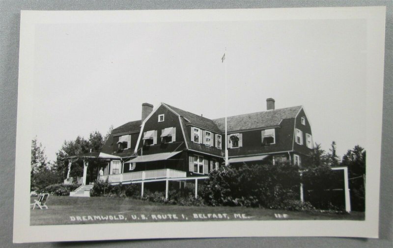 RPPC Dreamworld, U.S. Route 1 Belfast ME Photo Postcard (#7246)