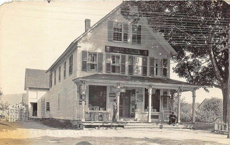 Perkinsville VT Post Office Town Clerk General Store RPPC Postcard