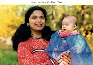 Rhode Island Narragansett Indian Dawn and Daughter Clear Water