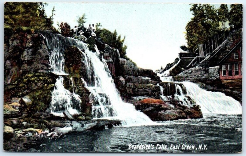 Postcard - Beardslee's Falls, East Creek - New York