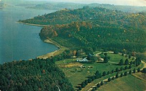 USA Tappan Lake Ohio Chrome Vintage Postcard 03.55