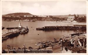 uk16982 harbour and olivers mount scarborough real photo uk