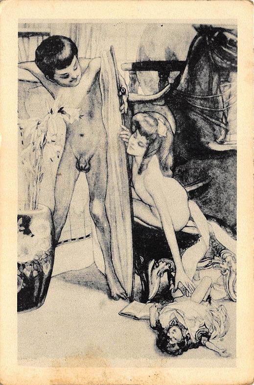 1960s Vintage French Porn - Vintage French Erotic Postcards Gay | Gay Fetish XXX