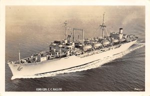 USNS General C.C Ballou C-4 Type of Troopship USNS General C.C Ballou, Milita...