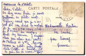 Postcard Old Auxances Le Donjon