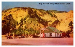 Postcard GAS STATION SCENE Big Rock Candy Mountain Utah UT AT4902