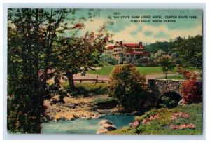 Vintage Custer State Park Black Hills, South Dakota. Postcard F144E