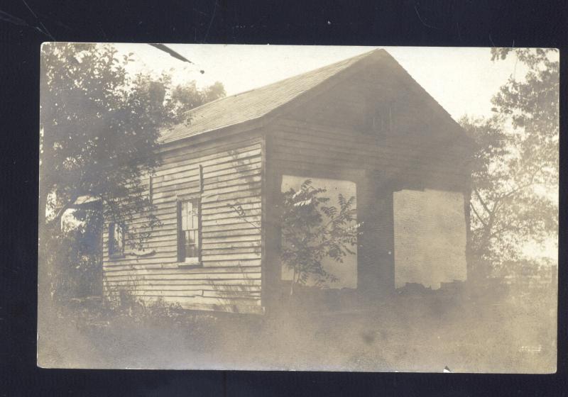 RPPC MAYWOOD NEBRASKA FARM BARN RESICENCE OLD REAL PHOTO POSTCARD