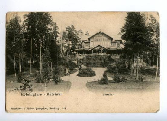 146200 Finland HELSINKI Folison Helsingfors Vintage postcard