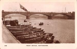 uk32592 trent bridge nottingham real photo uk