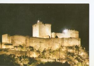 Postal 049886 : Alburquerque (Badajoz). Vista iluminada del Castillo de Luna