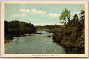 Postcard Port Sydney Ontario c1937 Muskoka River Scenic View