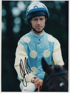 John Reid Horse Race Racing Jockey Giant Hand Signed Photo