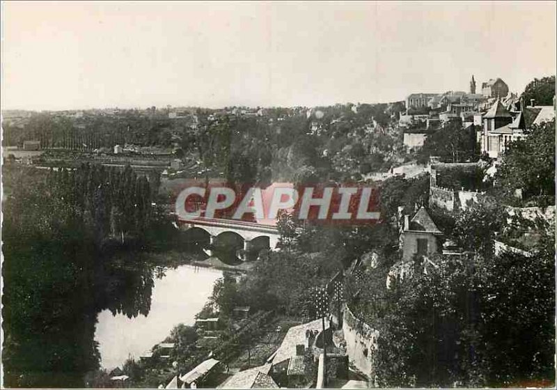 Modern Postcard Poitiers Vienne Valley of Clain The Railway Bridge