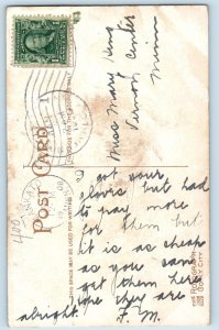 Katharine Gassaway Signed Artist Postcard Boy New York With Clock Vernon City MN