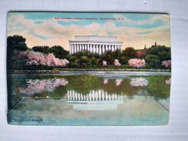 c.1920 Washington DC Arlington Vintage Postcard Souvenir Folder