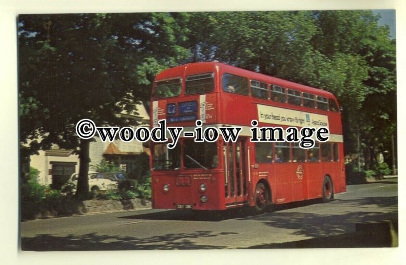 tm5469 - London Transport Bus XA36 to West Croydon - postcard