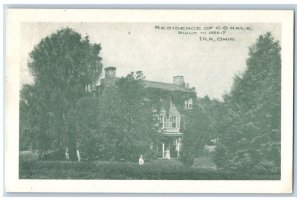 Ira Ohio Postcard Residence C O Hale Building Exterior View 1910 Antique Vintage