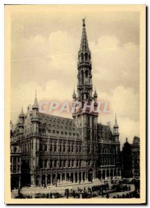 Postcard Modern Brussels the large south west coast Place Hotel de Ville