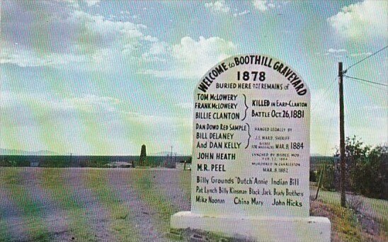 Arizona Tombstone Boot Hill Graveyard