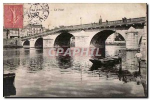 Old Postcard Corbeil Bridge