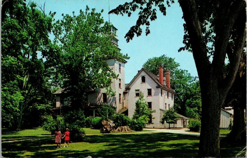 Batsto Mansion New Jersey Village Batsto Postcard Cancel PM WOB Note Koppel VTG  