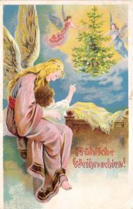 BG20058 child angel christmas tree weihnachten   germany