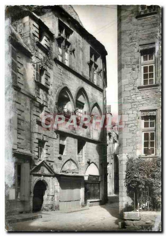 Postcard Modern Sarlat (Dordogne) Hotel Plamon (XIV century)