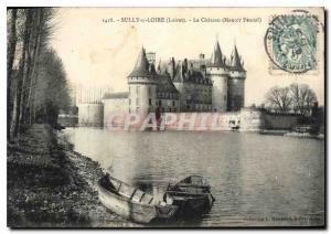 Postcard Old Sully Loire Loiret Le Chateau Manoir Feodal