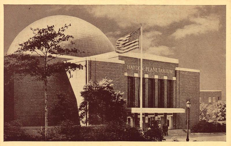 The Hayden Planetarium, New York, N.Y., Early Postcard, Unused