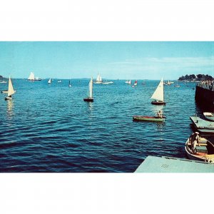 Boats on Outer Harbor,Camden,Maine