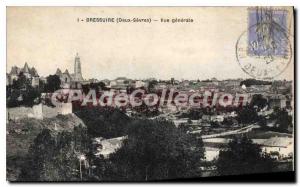 Postcard Old Bressuire Vue Generale