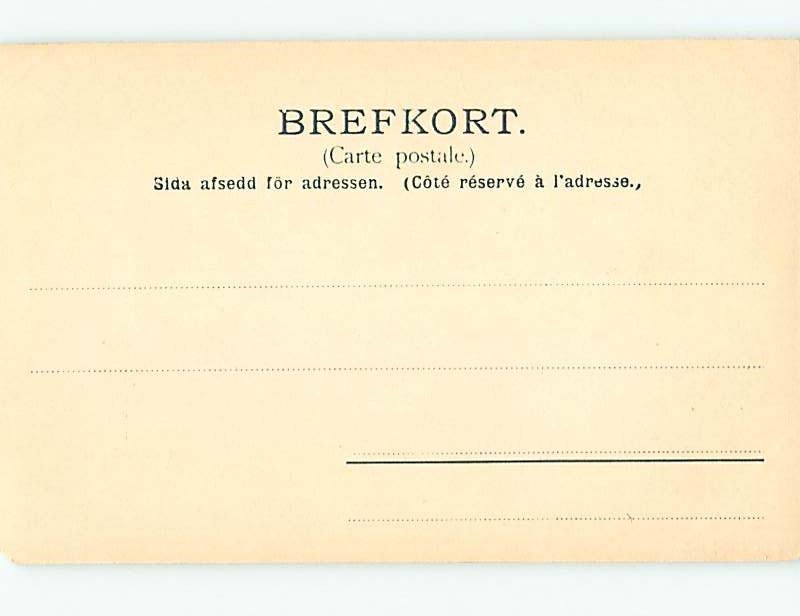 Pre-1907 RIVER SCENE Trollhattan Sweden hJ6579