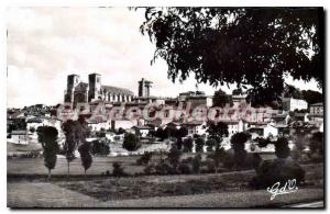 Old Postcard La Chaise Dieu Abbaye Saint Robert and view Aspect South Generale