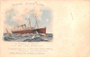 White Star Line, SS Cedric & Celtic Ship Unused 
