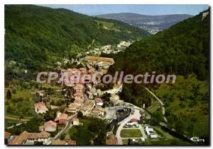 Postcard Old Montferrier Ariege General Aerial view