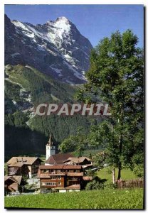 Old Postcard Eiger Grindelwald