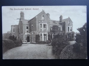 Dorset DORCHESTER The Dorchester School c1914 Postcard by Burrow Printers