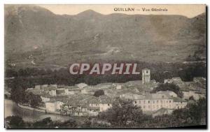Postcard Old Quillan Vue Generale