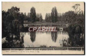 Old Postcard Amiens The Hotoie park