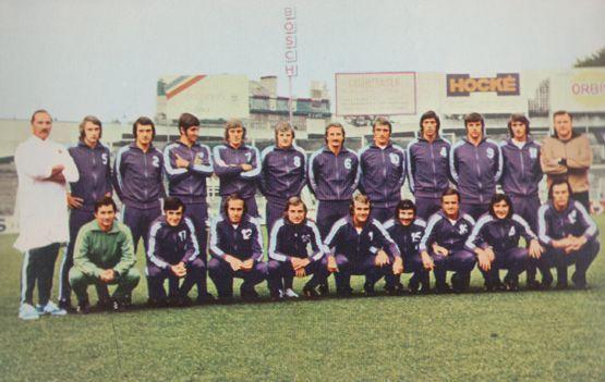 Anderlecht 1970s European Football Squad Postcard