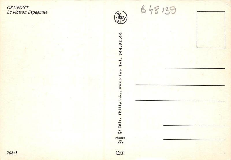 B48139 Grupont La Maison Espagnole    belgium