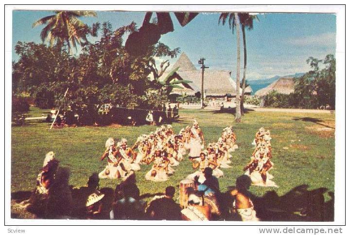 Dance group , Hotel Bali Hai, Raiatea, Tahiti , 40-60s