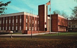 Vintage Postcard City Hall Government Building Landmark Danbury Connecticut CT