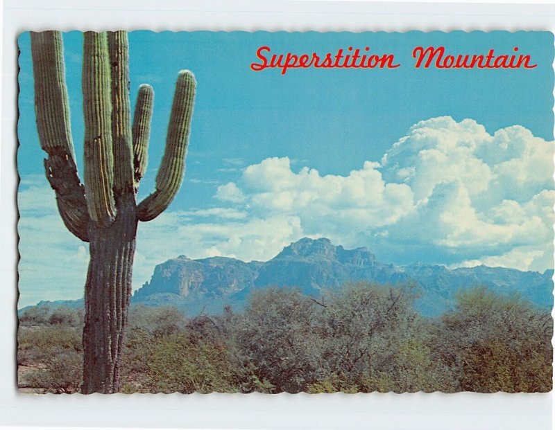 Postcard Superstition Mountain, Arizona