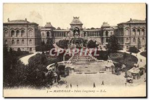 Old Postcard Marseille Palais Longchamp